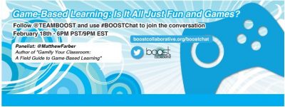 game-based learning twitter chat
