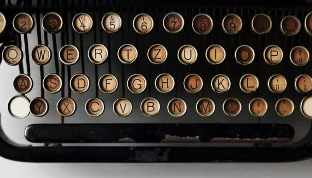 site coordinator, typewriter