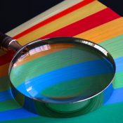 magnifying glass-assessing quality