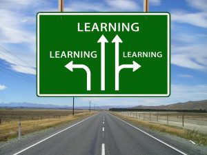 an illustration showing all roads lead to learning