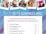 Indoor Selfie Scavenger Hunt