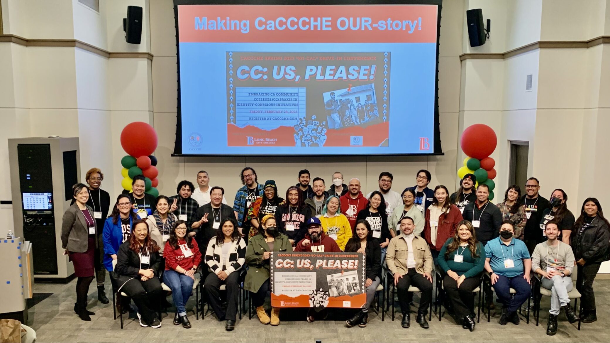 A photo of Serjio and the Long Beach City College team.